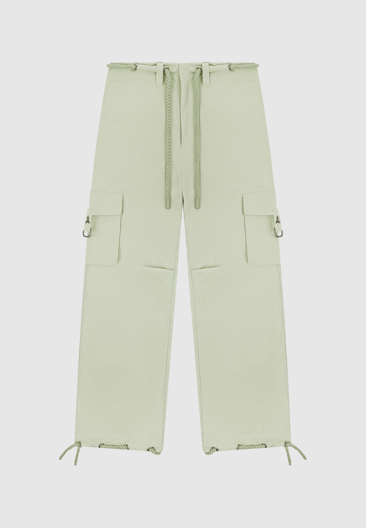 Ripstop Parachute Cargo Pants - Sage