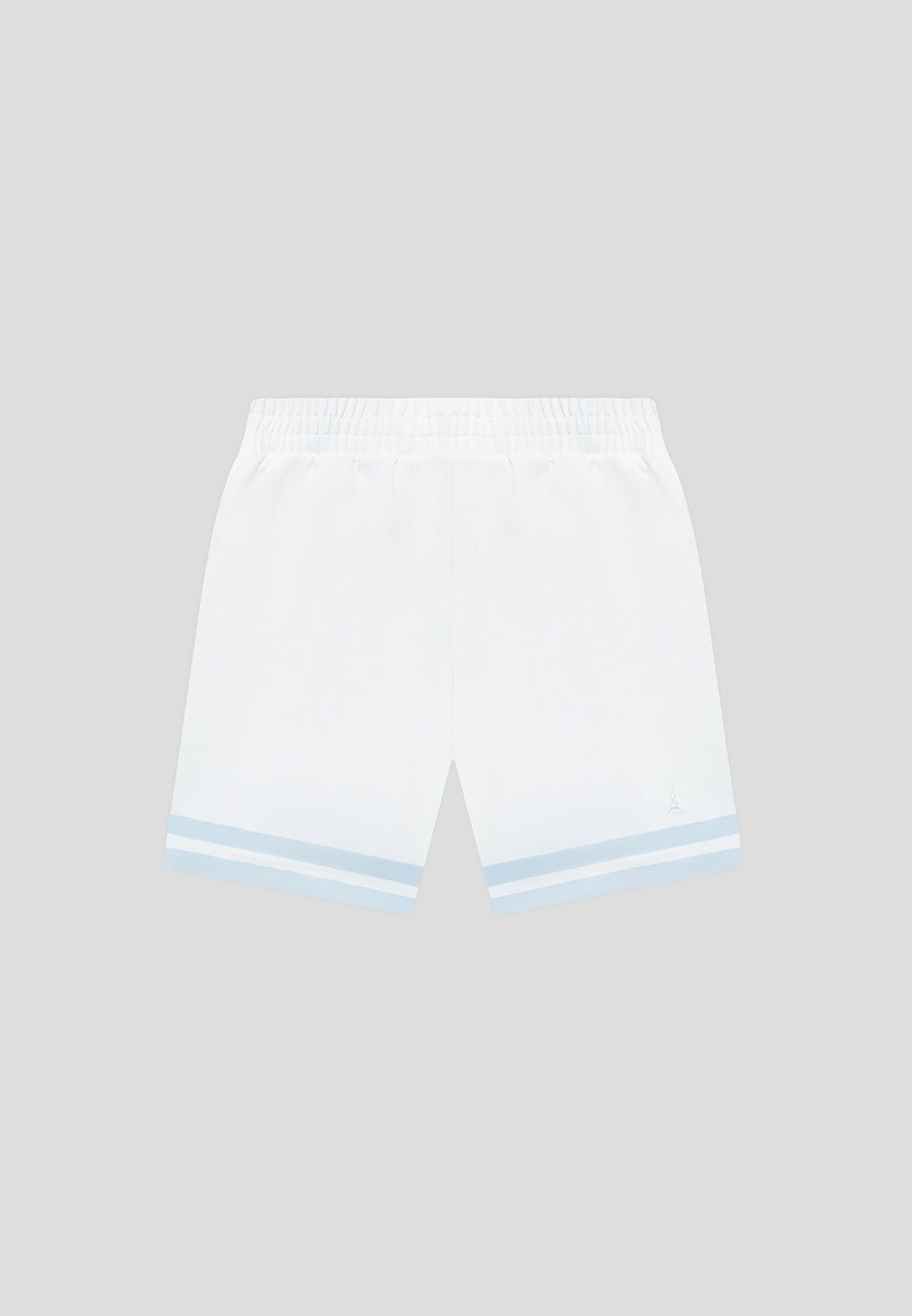 Floral Border Shorts - Blue
