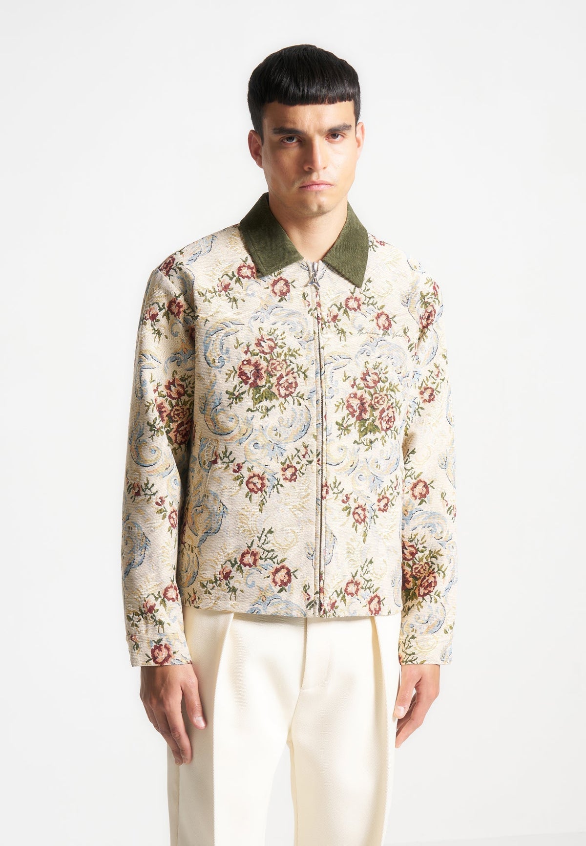 Jacquard Jacket - Beige