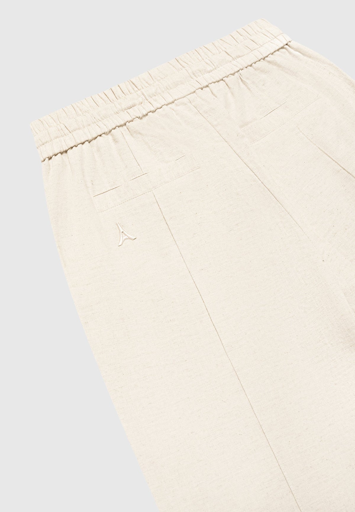 Linen Pintuck Trousers - Natural