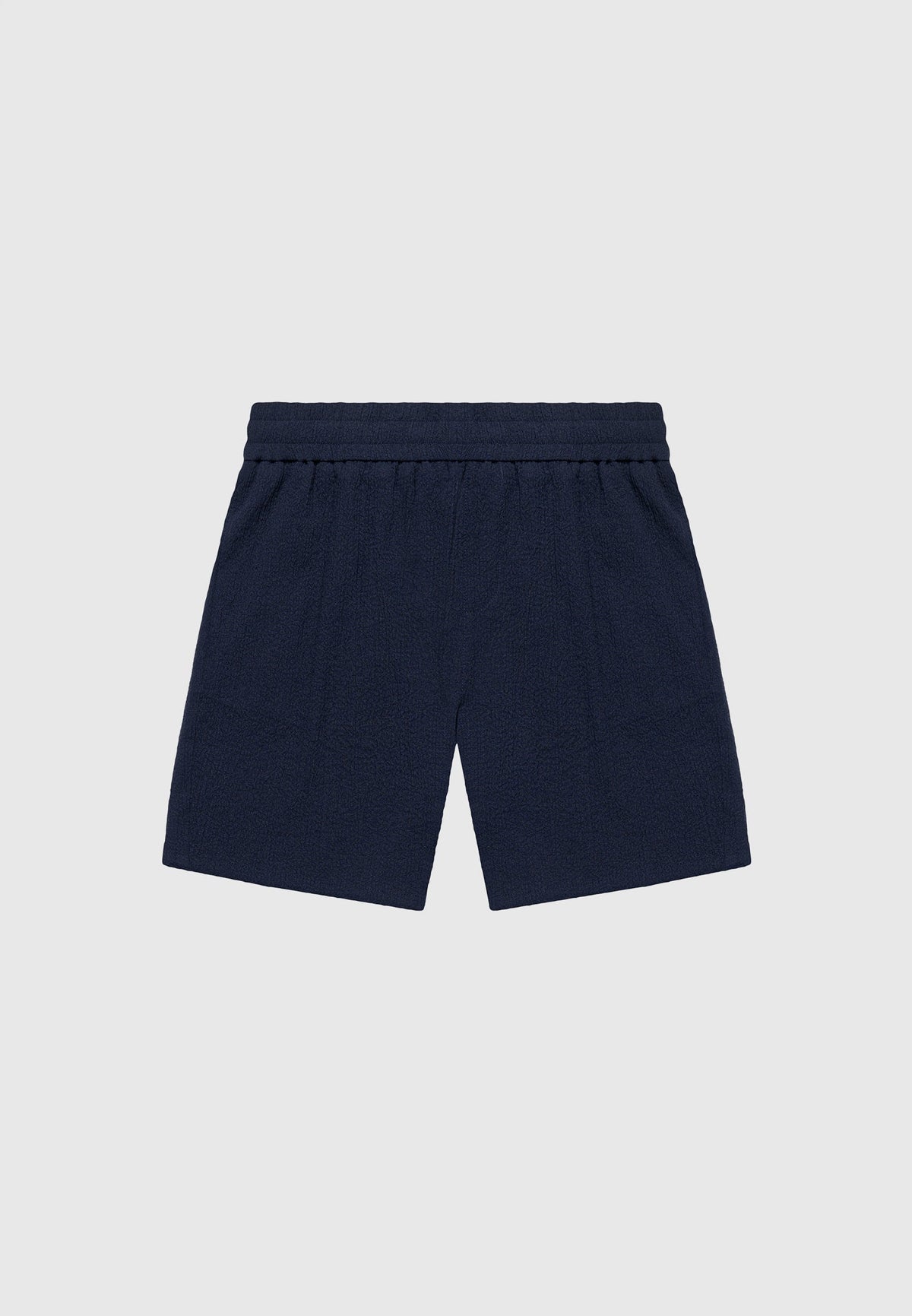 Seersucker Shorts - Navy