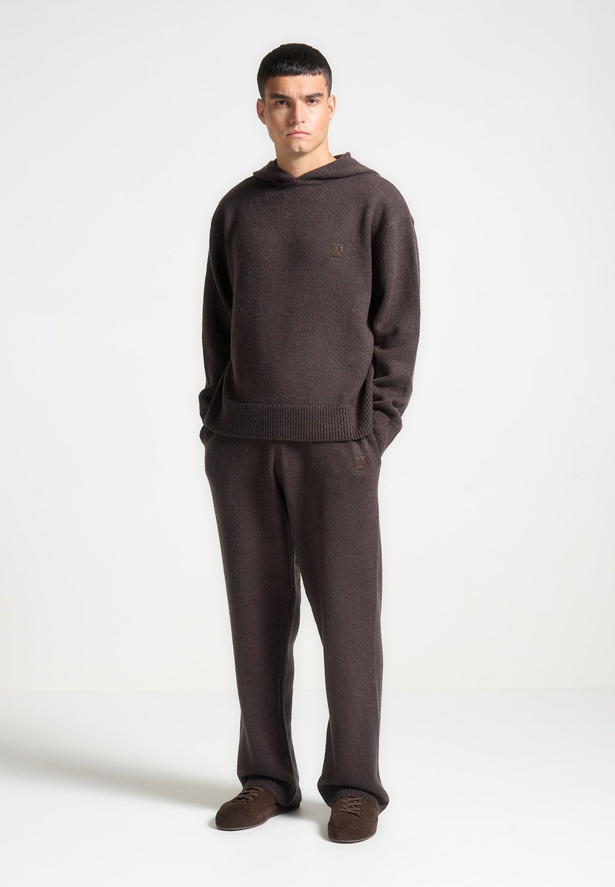 Signature Mohair-Blend Joggers - Brown