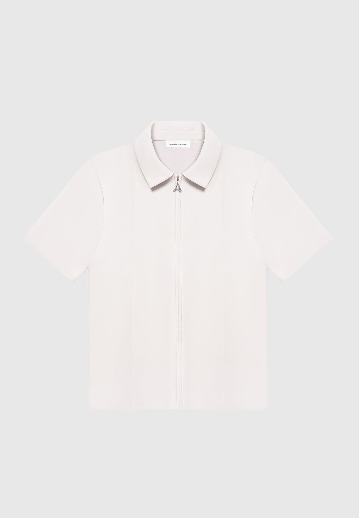 Tailored Shirt With Crease - Stone