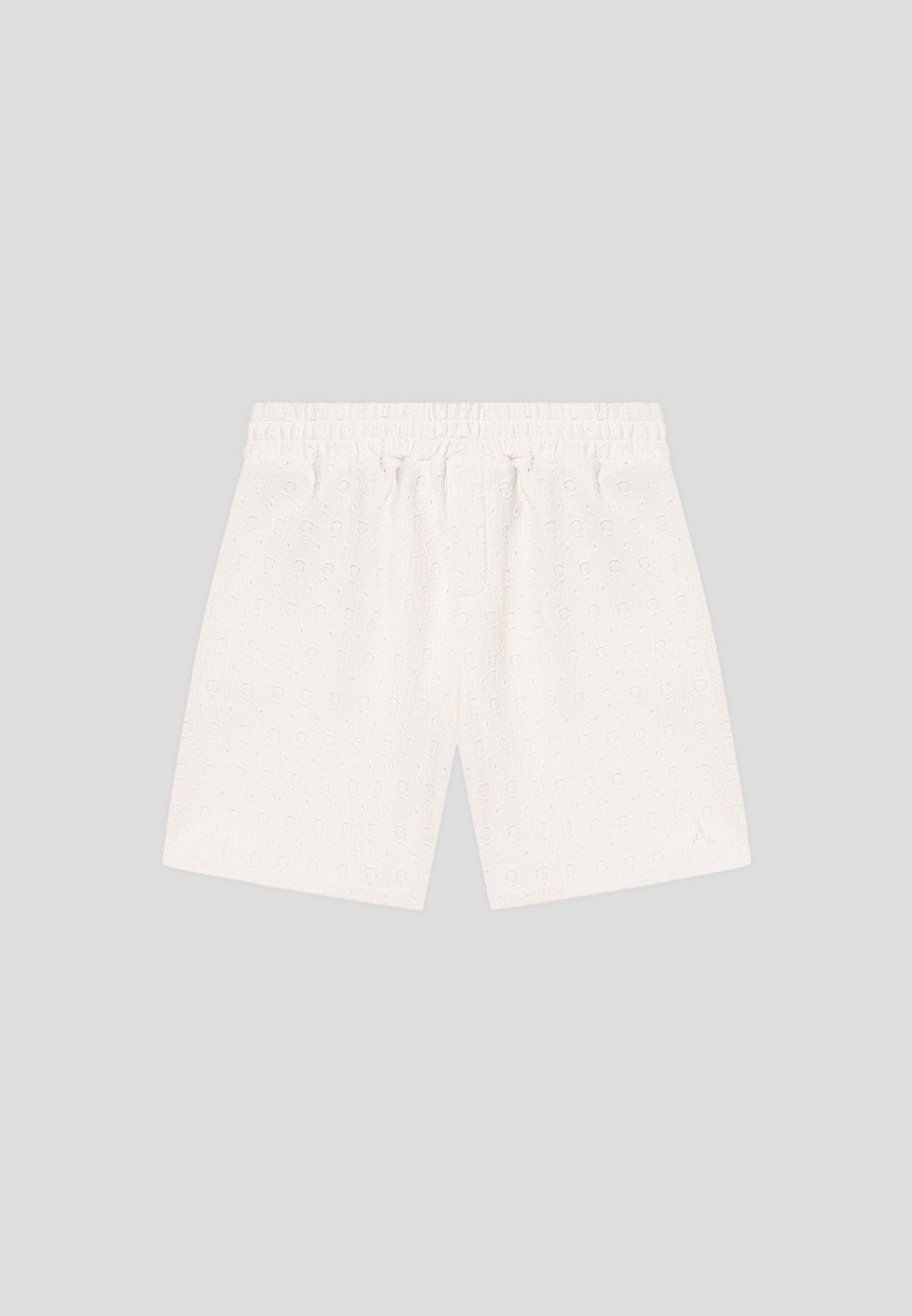 Textured Shorts - Cream
